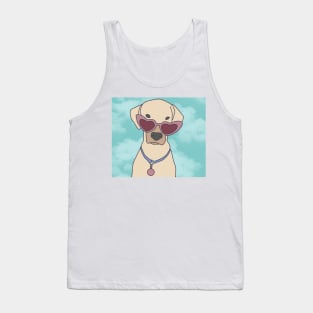 dog in sunglasses Tank Top